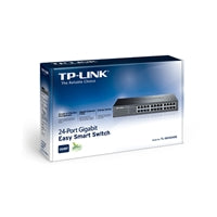 TP-Link TL-SG1024DE 24-Port Gigabit Smart Switch Rack-Mount Metal TP-Link TL-SG1024DE 24-Port Gigabit Smart Switch Rack-Mount Metal